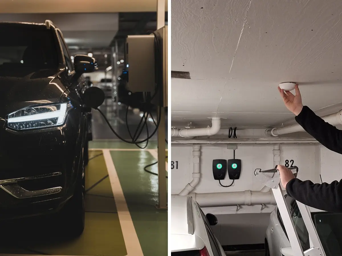 Läs mer om artikeln BRF Stampgatans garage blir säkert för elbilsladdning